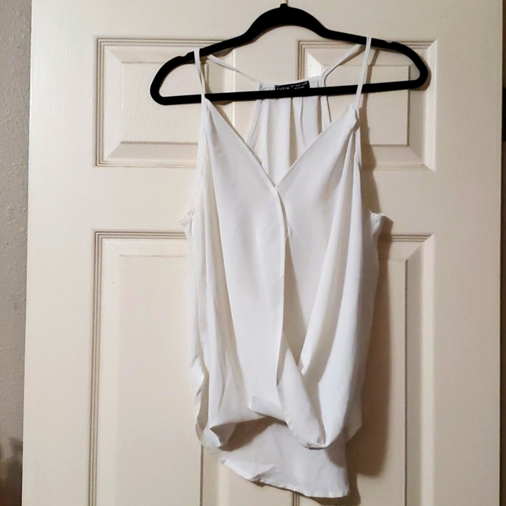 White tank top blouse